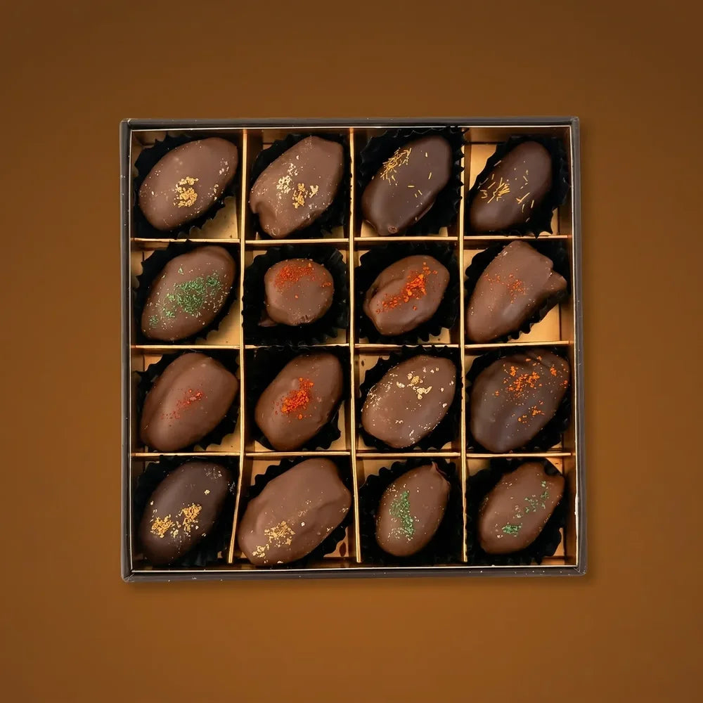 Coffret Dattes Deglet Noor fourrées — 16 pièces
