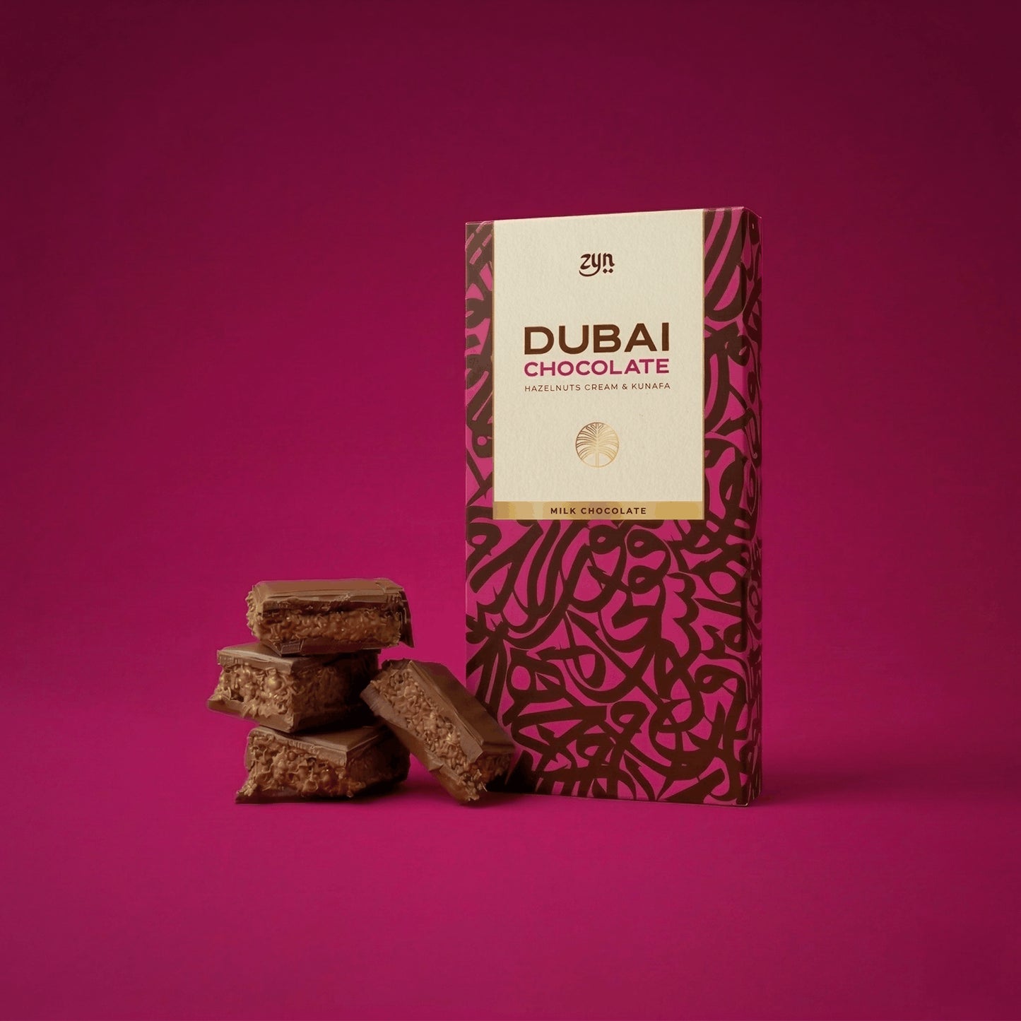 Tablette 200g — Noisette & Kunafa — Chocolat Lait