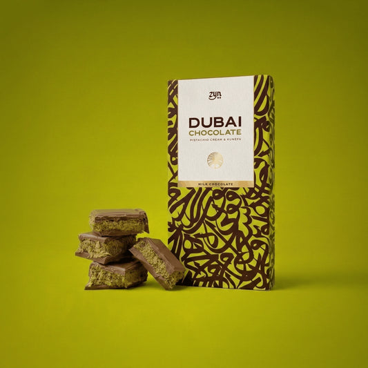 Tablette 200g — Pistache & Kunafa — Chocolat Lait | Recette Originale