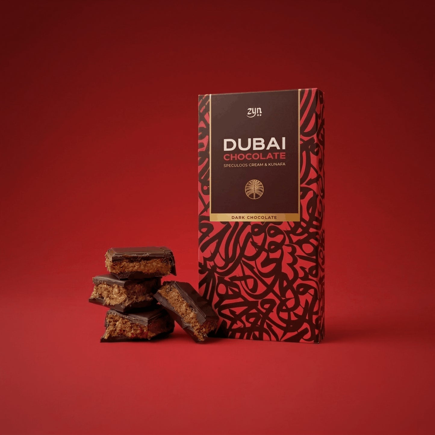 Tablette 200g — Speculoos & Kunafa — Chocolat Noir